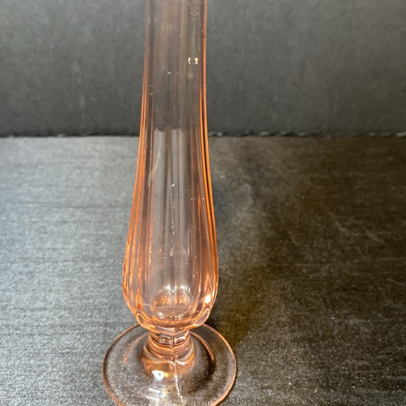 Pink Depression Glass Bud Vase - Picture 4 of 5